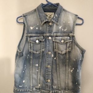 American Living Women's Denim Vest (L)